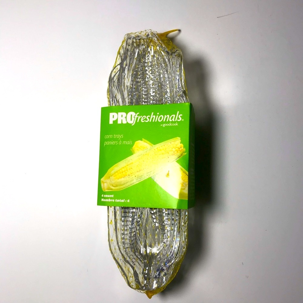 Corn On the Cob Butter Clear Set of 4